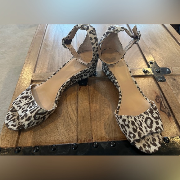 J Crew leopard print wedges - Picture 2 of 9